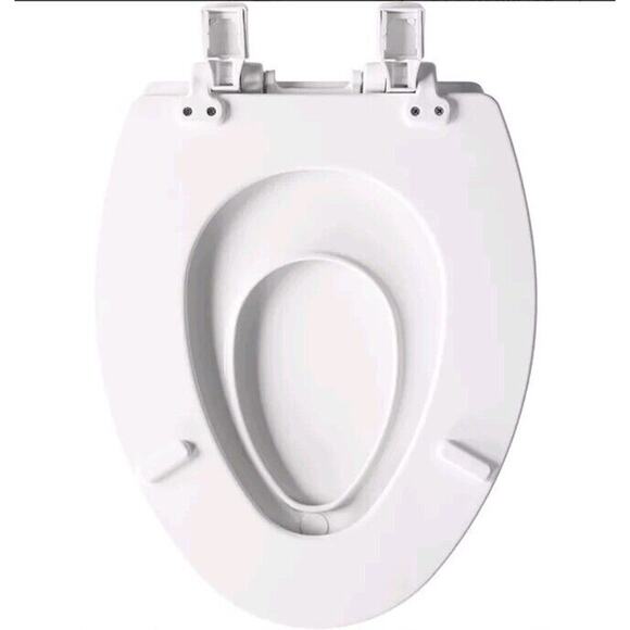 Mayfair NextStep White Elongated Soft Close Toilet Seat With Child Seat - Picture 3 of 6